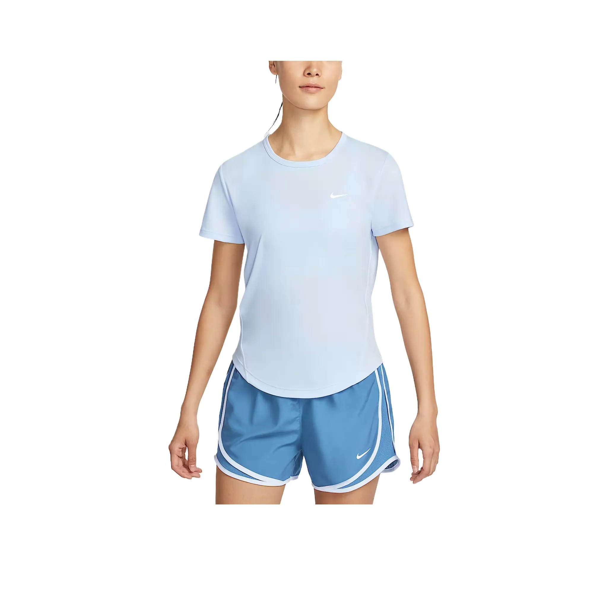Nike Dri Fit Regular T Shirt Women's Light Blue