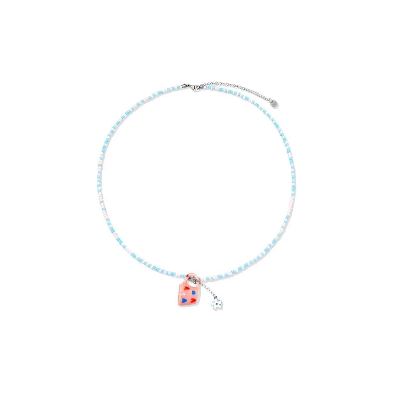 AWE Керамика Чашка Ожерелье из бусин Длинный Романтический Сладкий стиль Ранний Летний Dopamine Dressing Для Студентов Женские