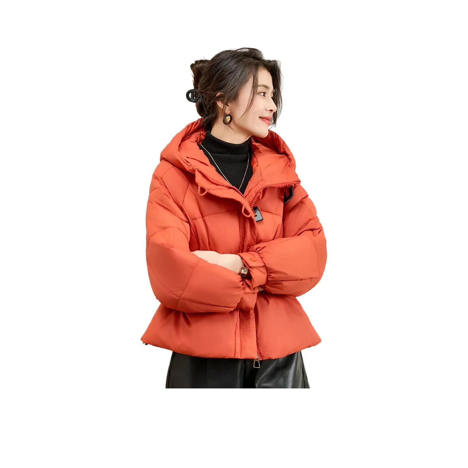 CARBAMMI Puffer Jacket Women's Orange