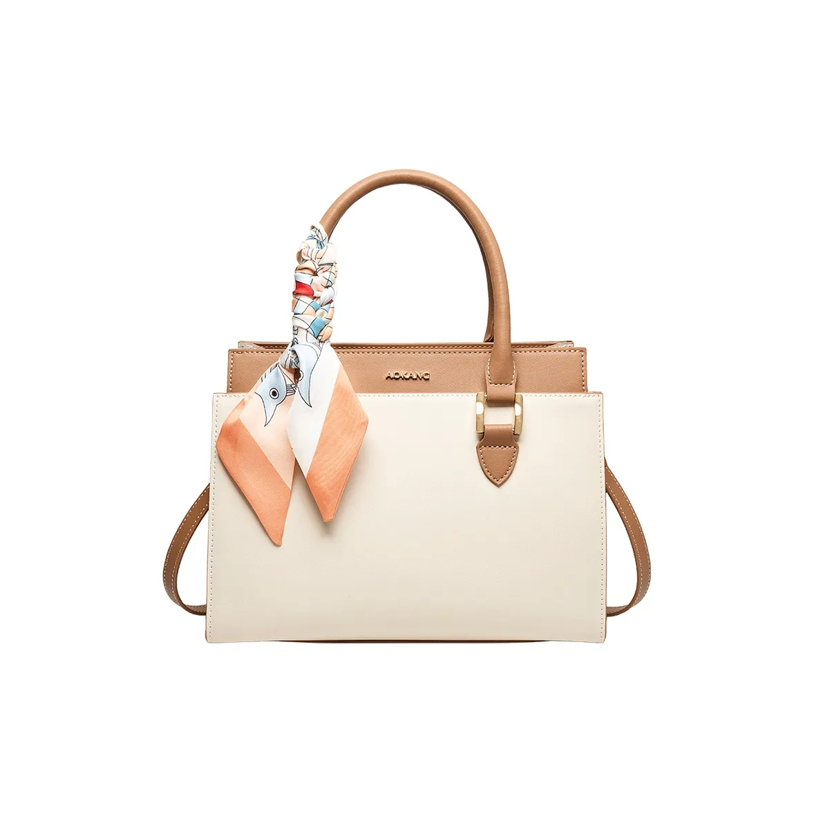 AOKANG Сумка через плечо из коровьей кожи сумка-тоут большая женская многоцветная