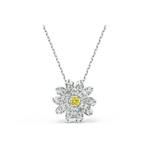 Swarovski Искусственный кристалл Камень Ожерелье Женское Желтое