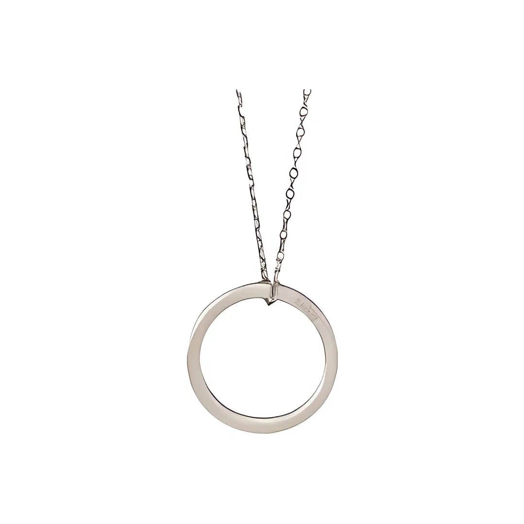 Maison Margiela Pendant Logo Ring Necklace