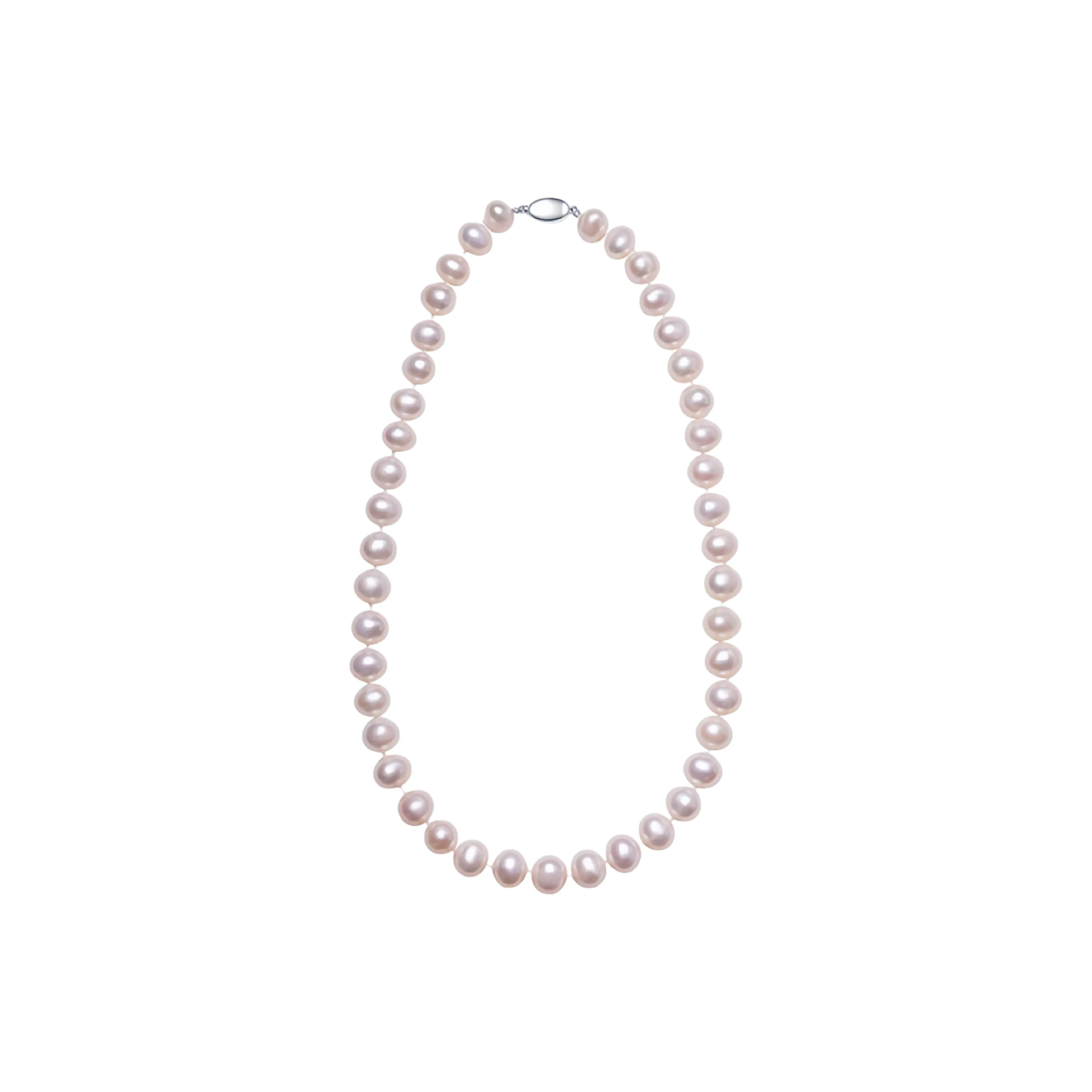 ME LUXE Freshwater Pearl Necklace Elegant Elegance Mom Chain Women's