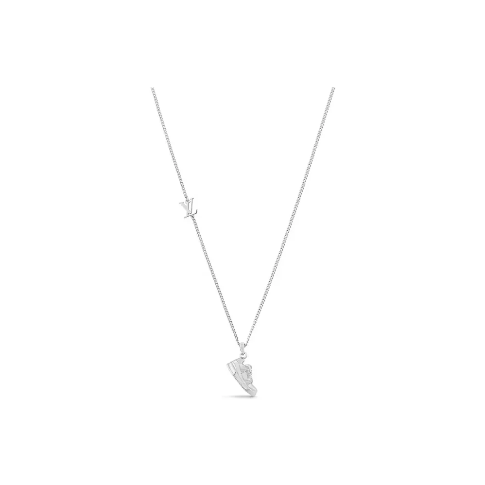 LOUIS VUITTON Brass Necklaces Men's Silver