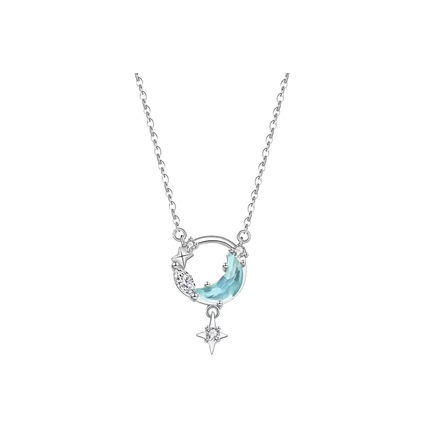 QIANFANGDAHUANGYE Сплав Ожерелья Женские