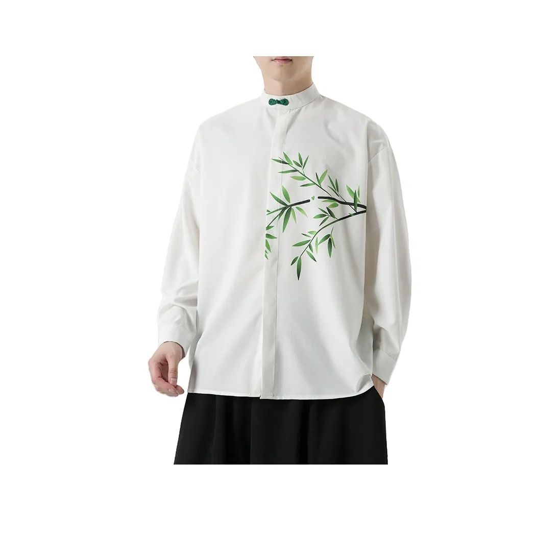JIARONG Белая унисекс рубашка