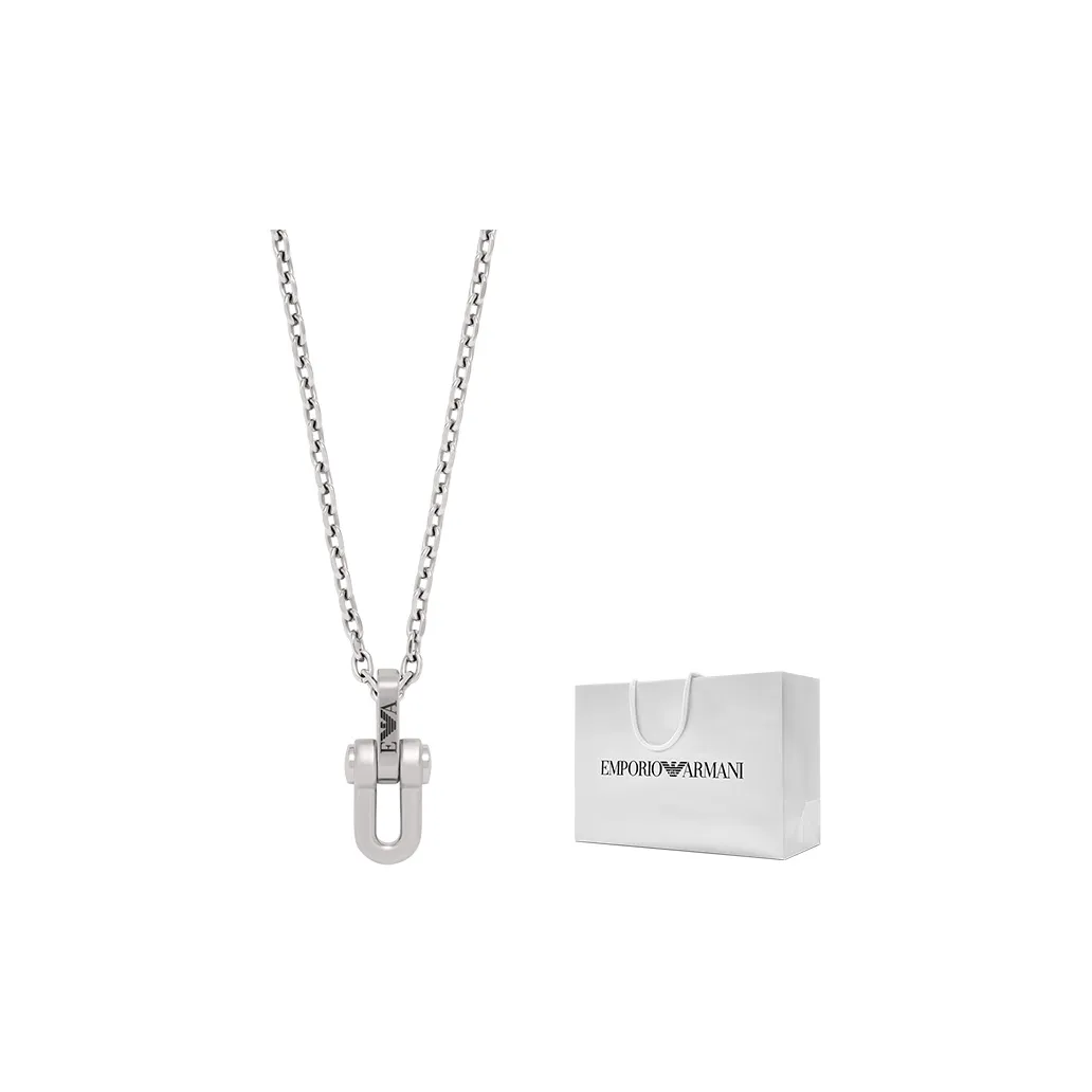 EMPORIO ARMANI Stainless Steel Necklaces Men's