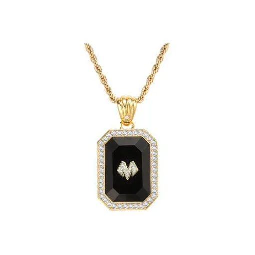 BABAMA Obsidian Necklaces Unisex