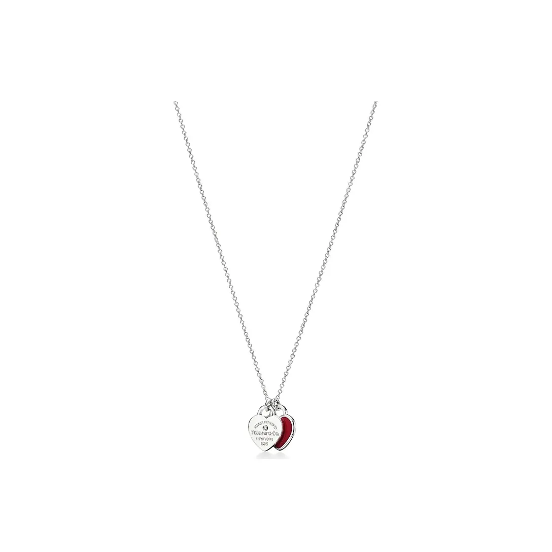 TIFFANY & CO. Return To Tiffany Collection 925 Sterling Silver Necklaces Women's