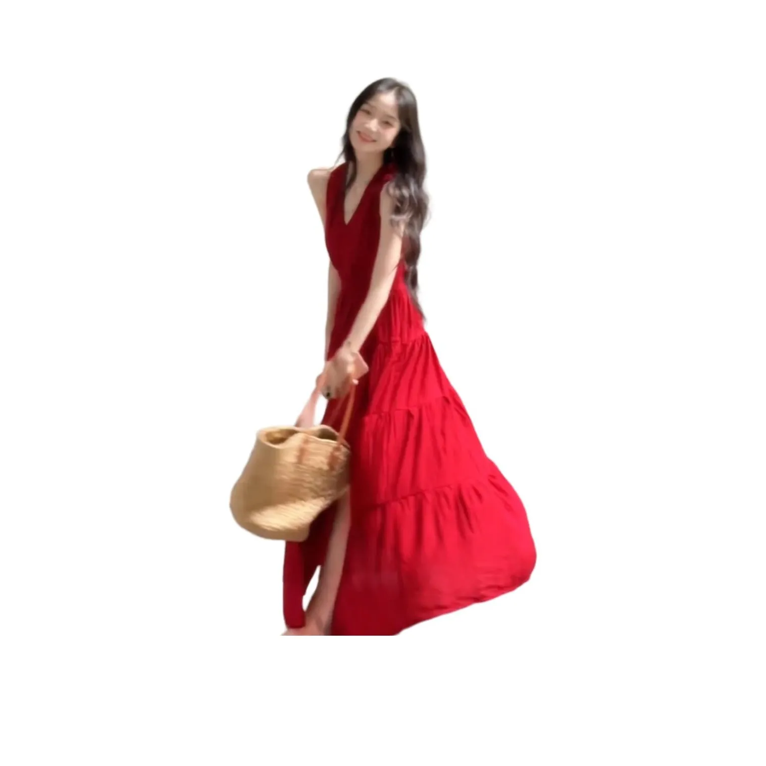 LAKESI Красный Женские Слиплатья