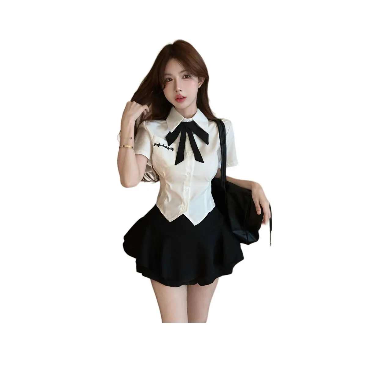 Spicy Gals Комплект с юбкой Женская Белая