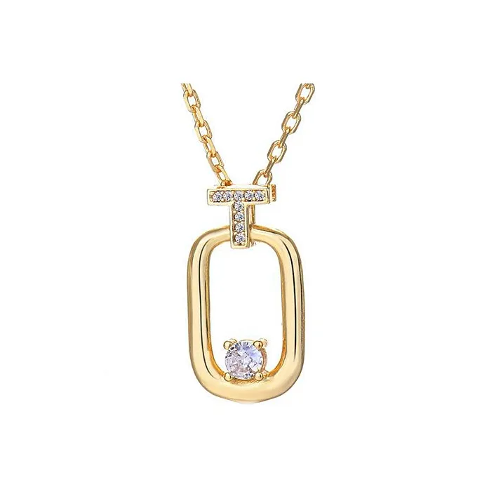 NATURALLYJOJO Цирконовые ожерелья женские золото