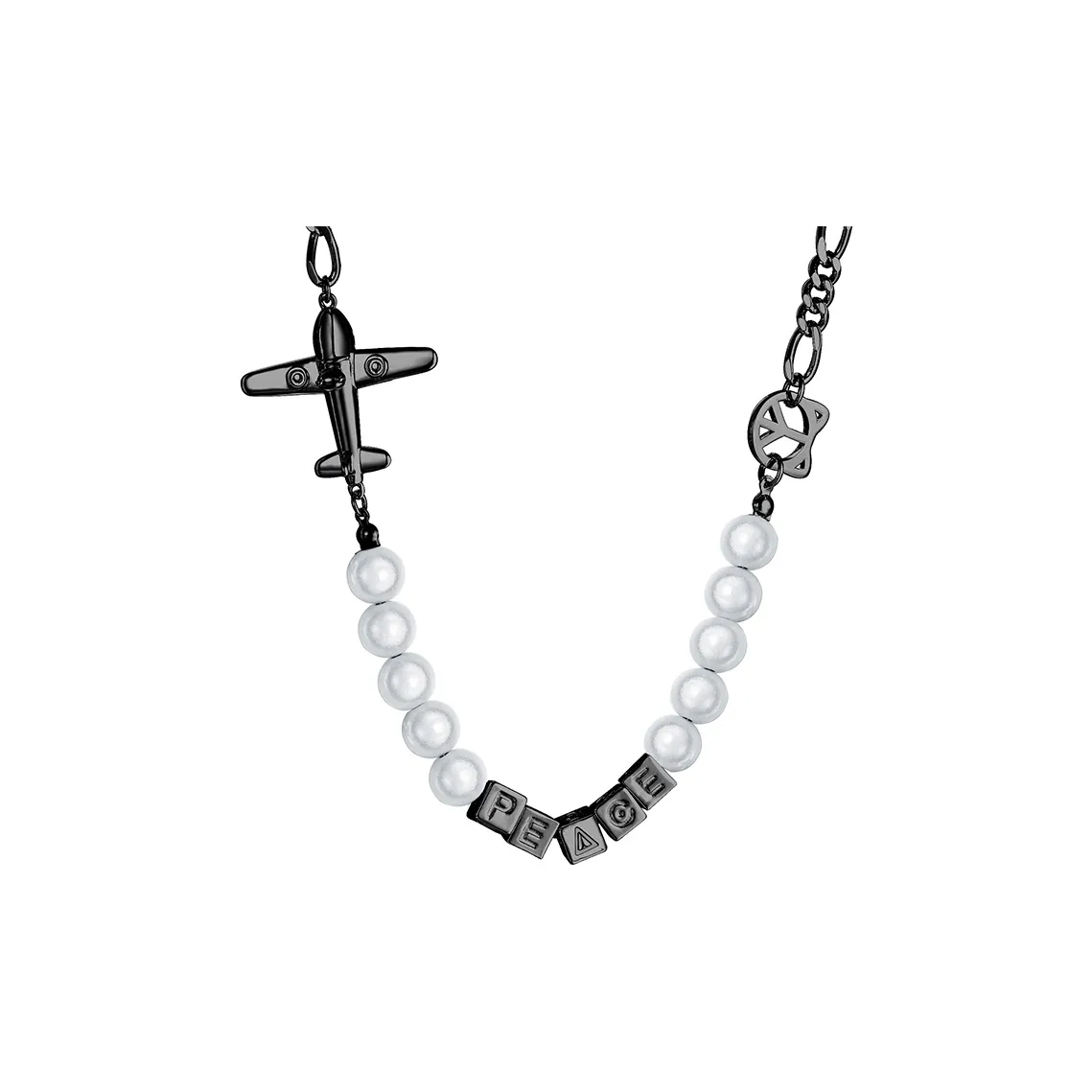 PEACE CAT Титановые стальные ожерелья унисекс