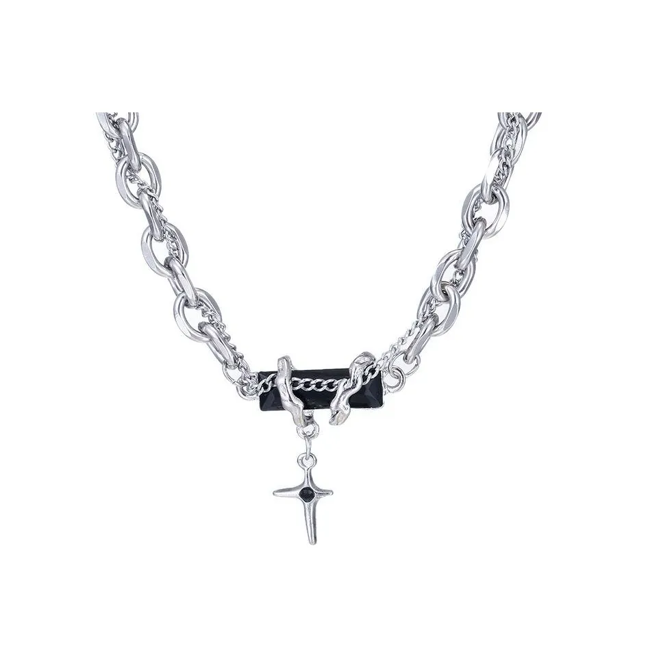 LINGSHIYUE Цветное стекло Ожерелья Унисекс