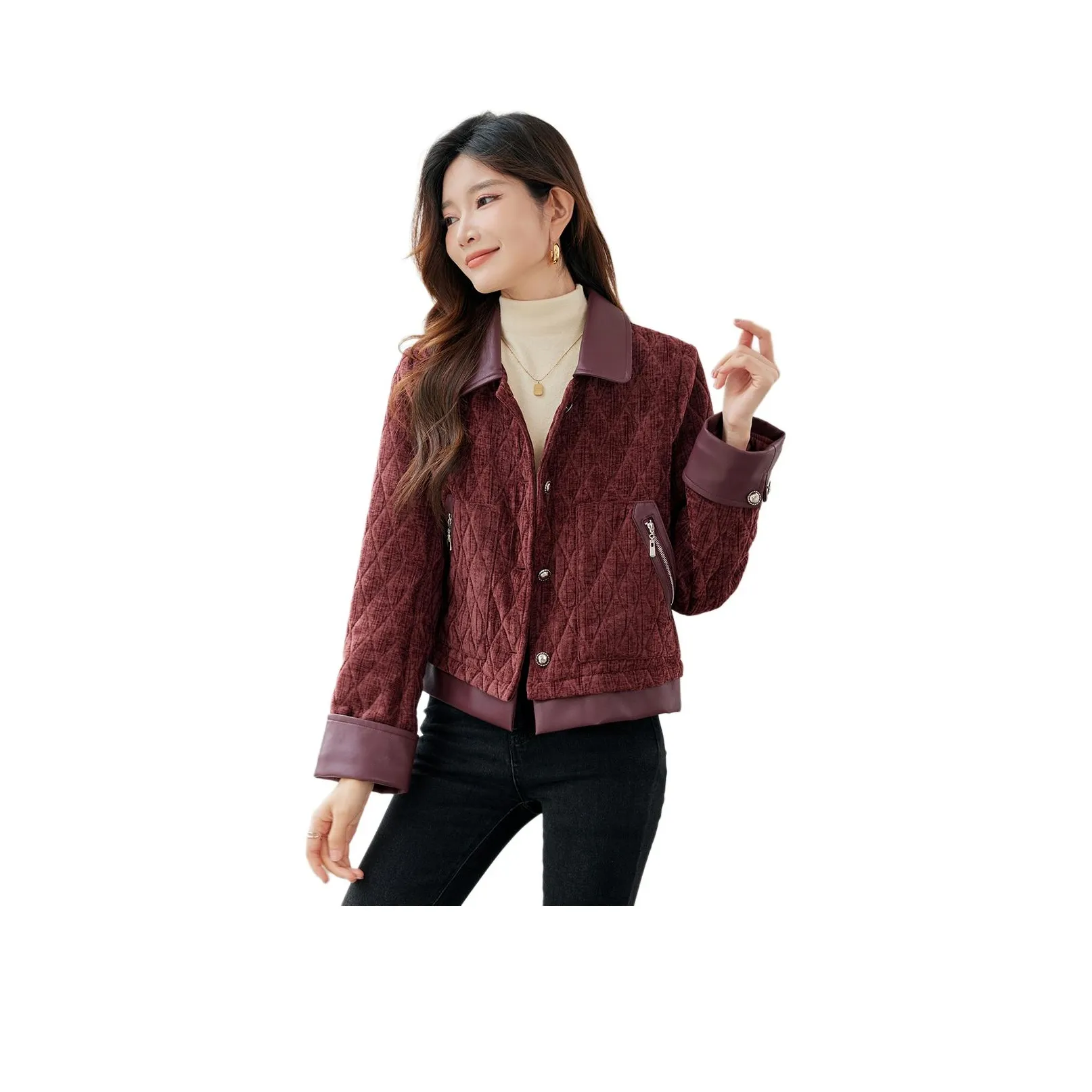 TERRE BLEUE Женские красные куртки