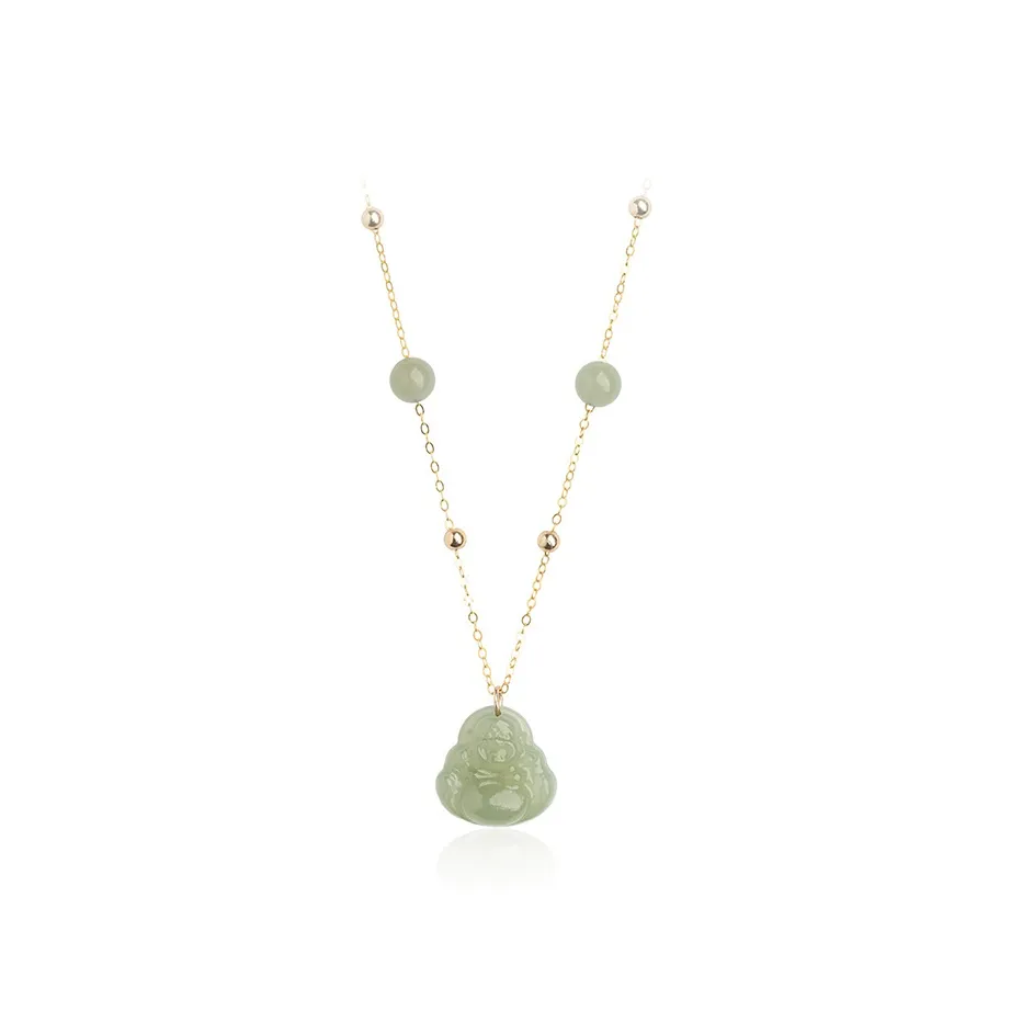 The Star Of The Water Shell Chalcedony Jade Necklaces Unisex