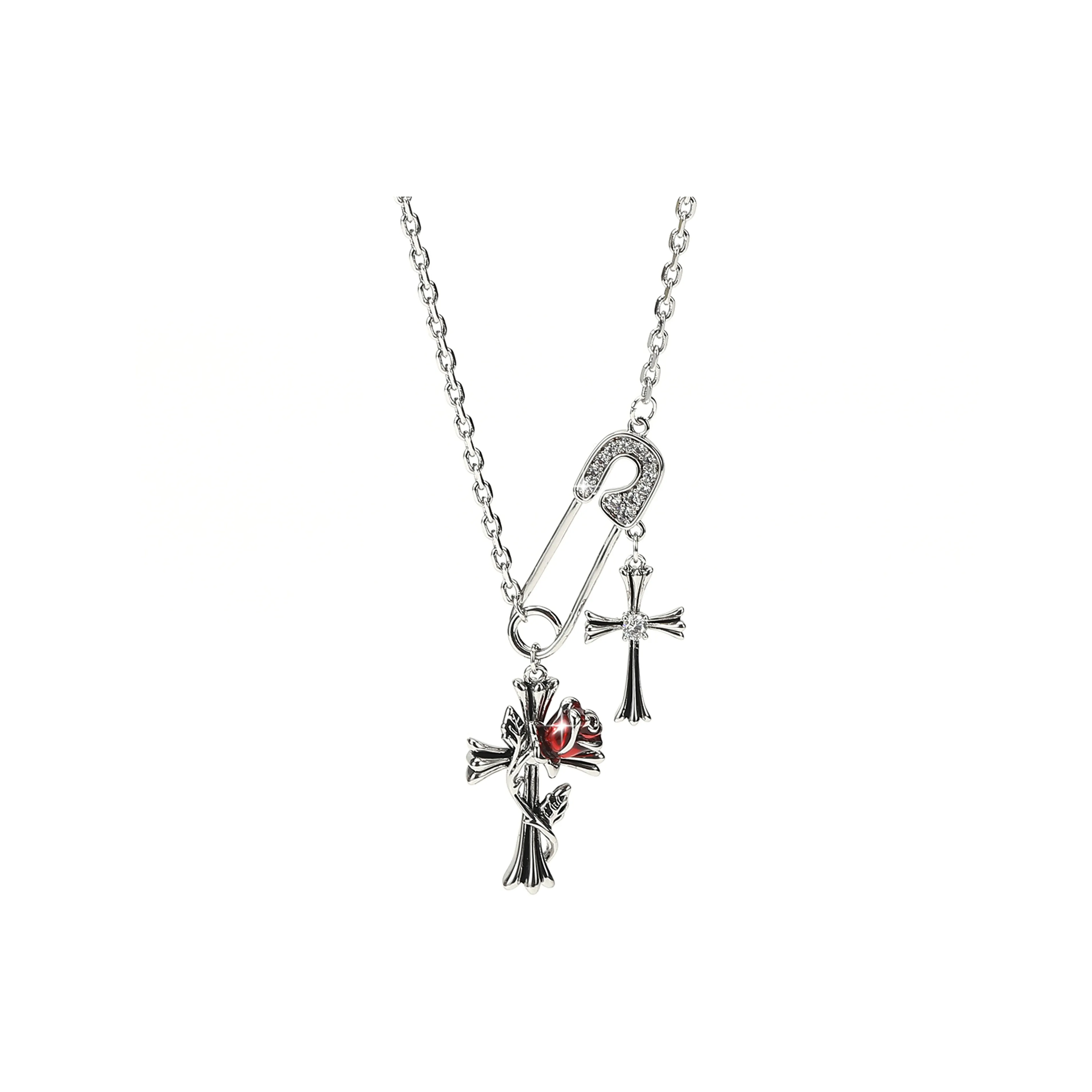 Ожерелья Vegetarian с цирконием унисекс