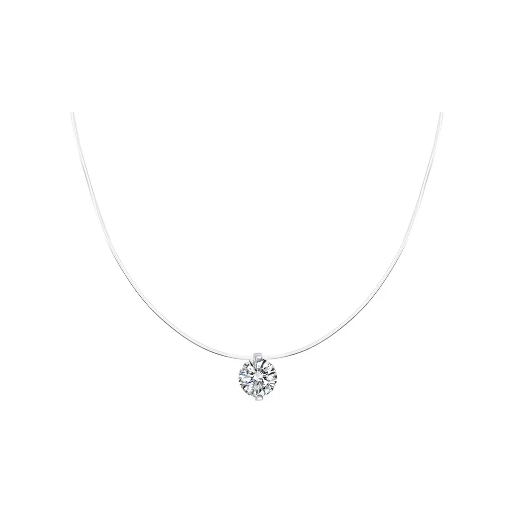 Heart Grass S925 Silver Necklaces Women's