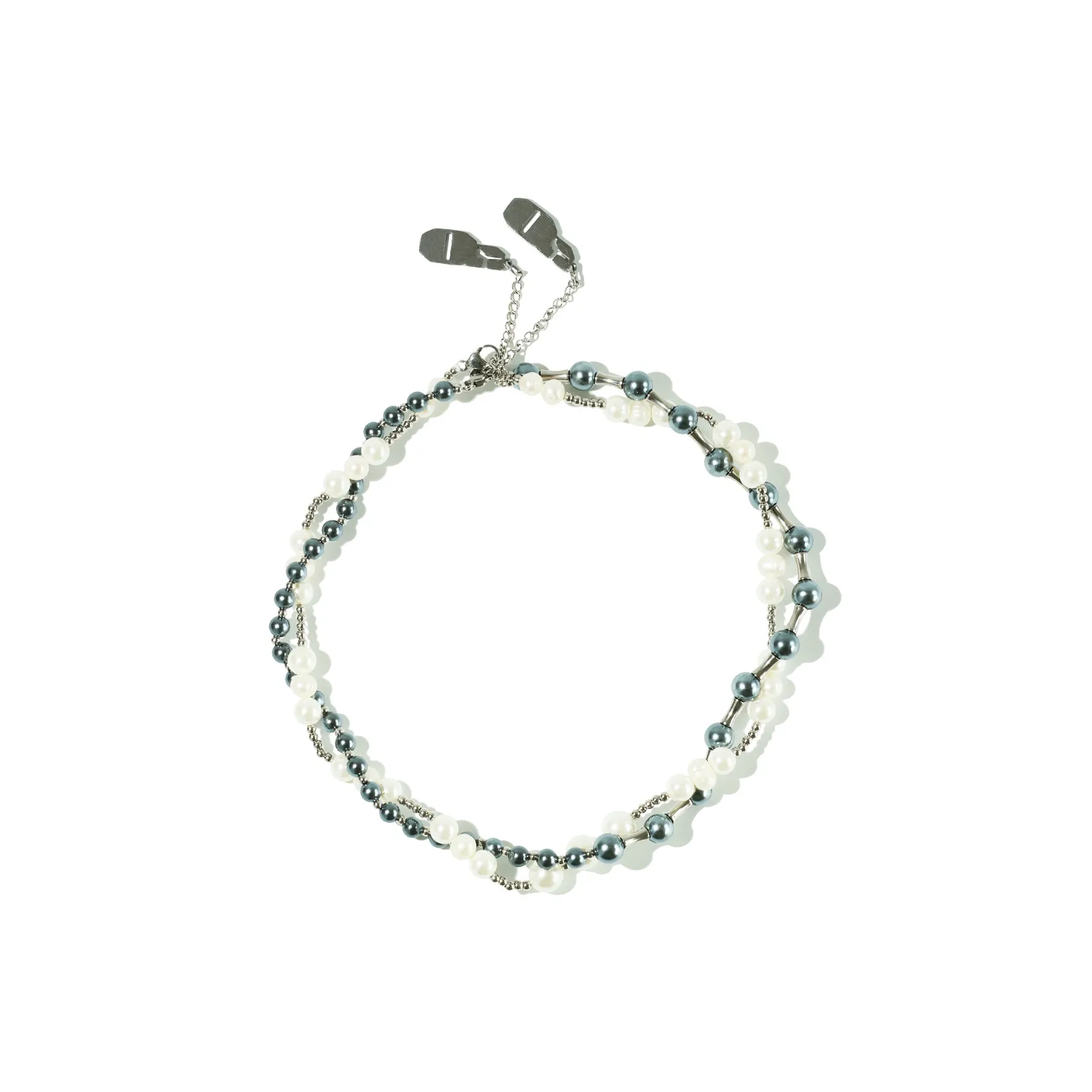 Get'em ON Shell Pearl Crushed Stone Necklaces Unisex