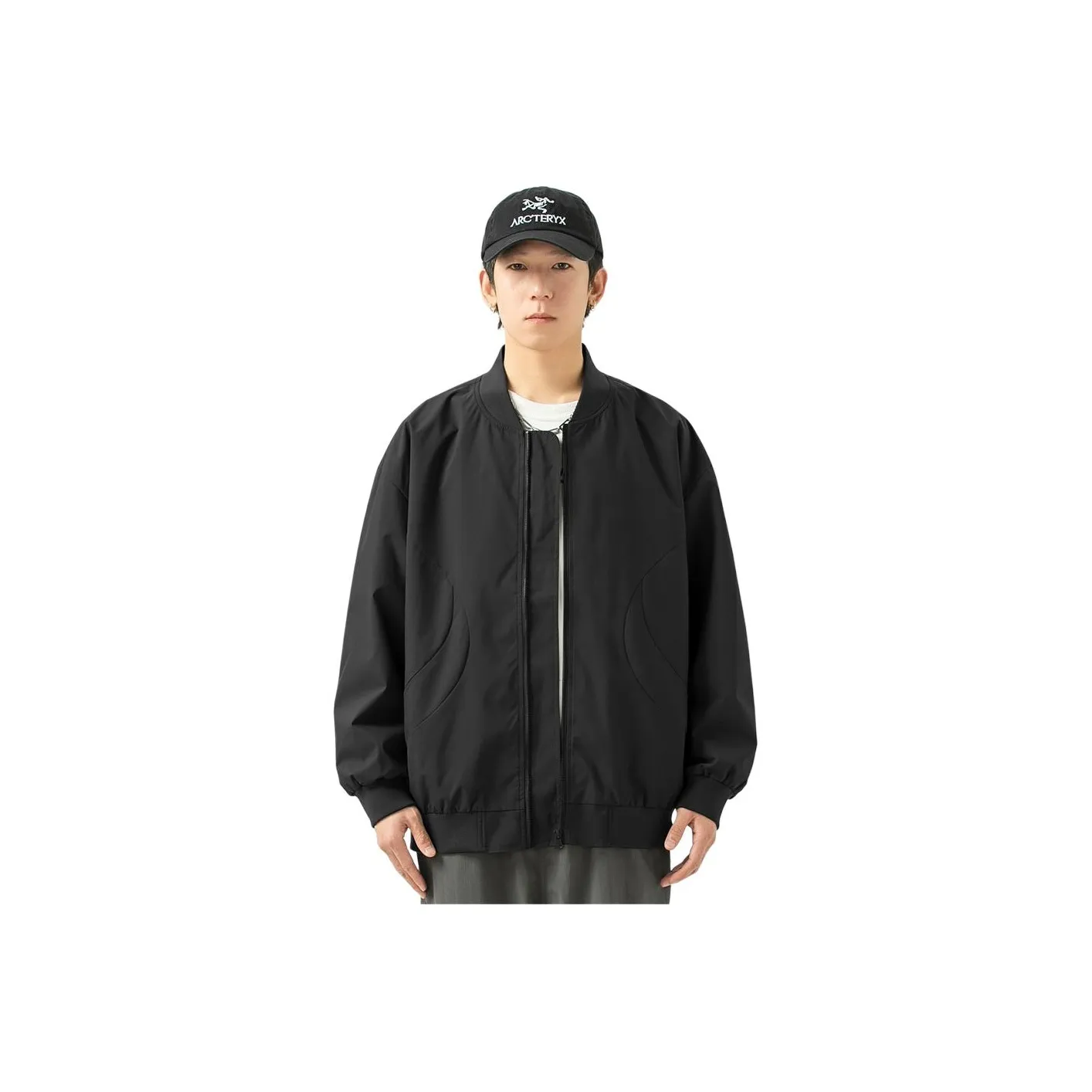 WOOD SOON Outdoor Casual Versatile Workwear Windproof Coat Long Sleeved Baseball Collar Top Men's