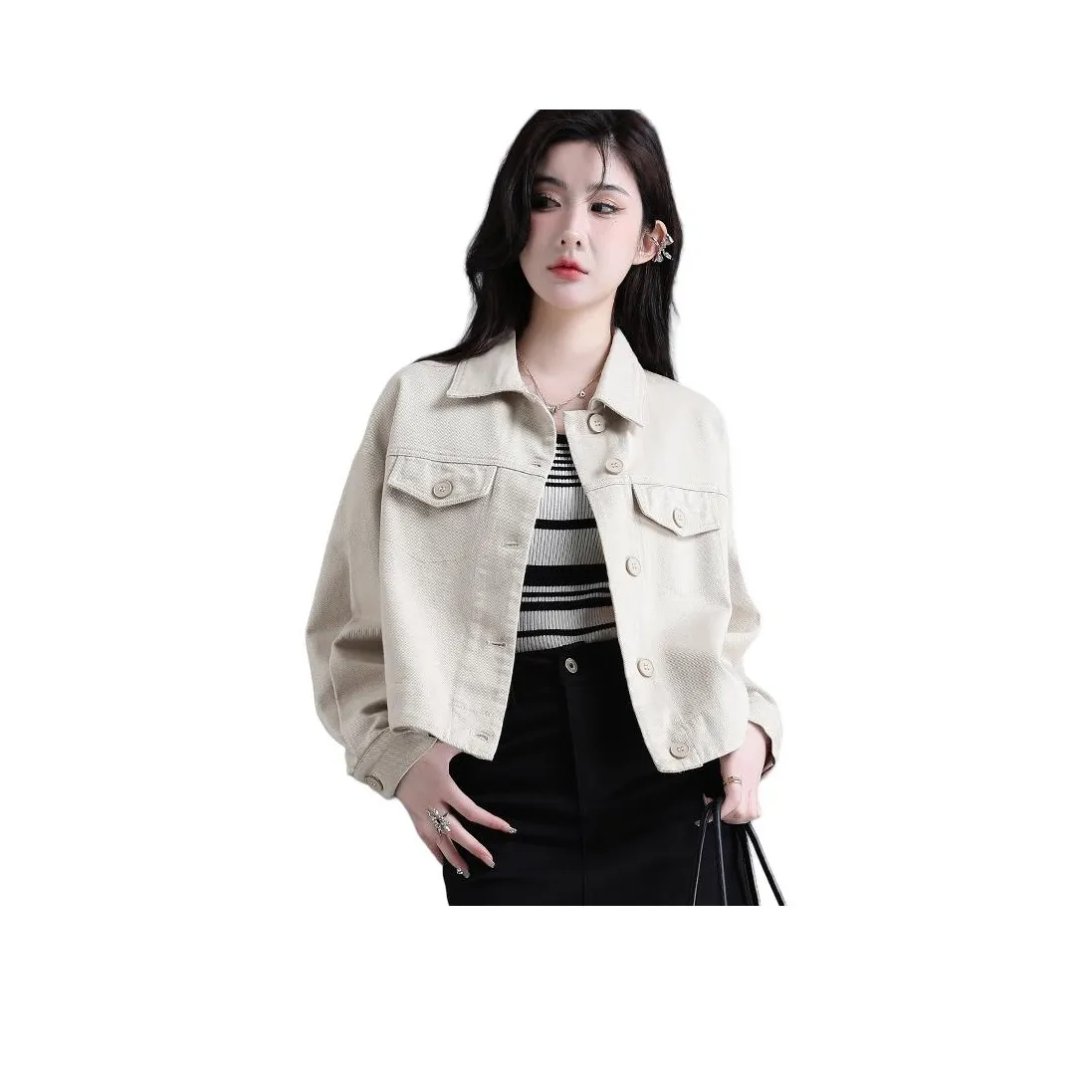 You Cow Me Pants Джинсовая куртка Женская