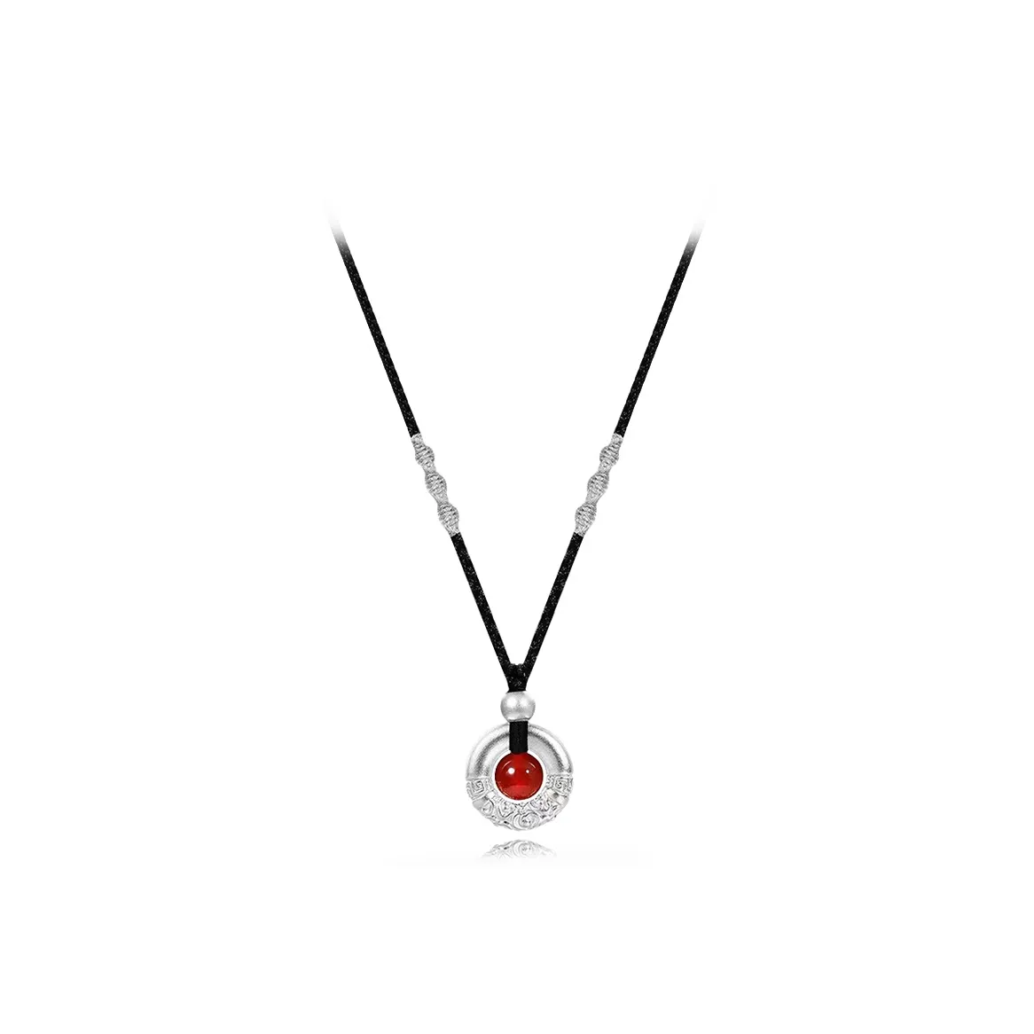 MUYAN Сплав Благоприятные облака Любовь Бобовый Круг Ожерелье Унисекс