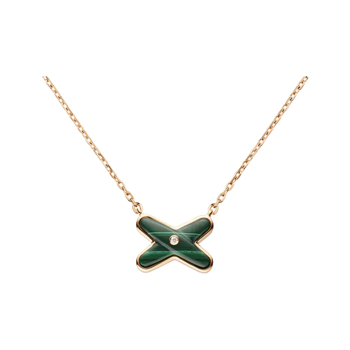 Chaumet 18K Rose Gold, Diamond, Malachite Necklaces Women's