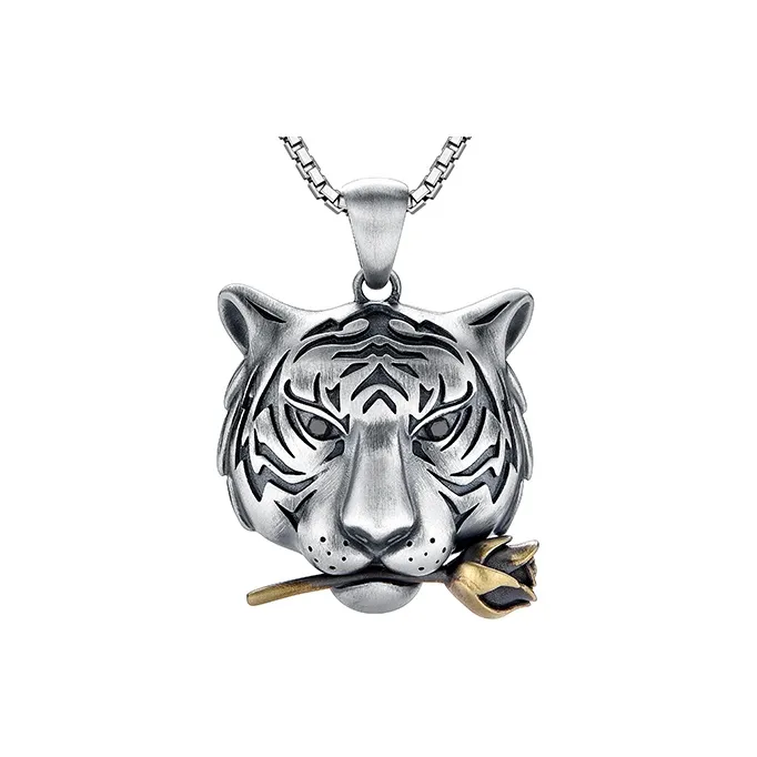 MYSH Necklaces Men's Tiger Pendant