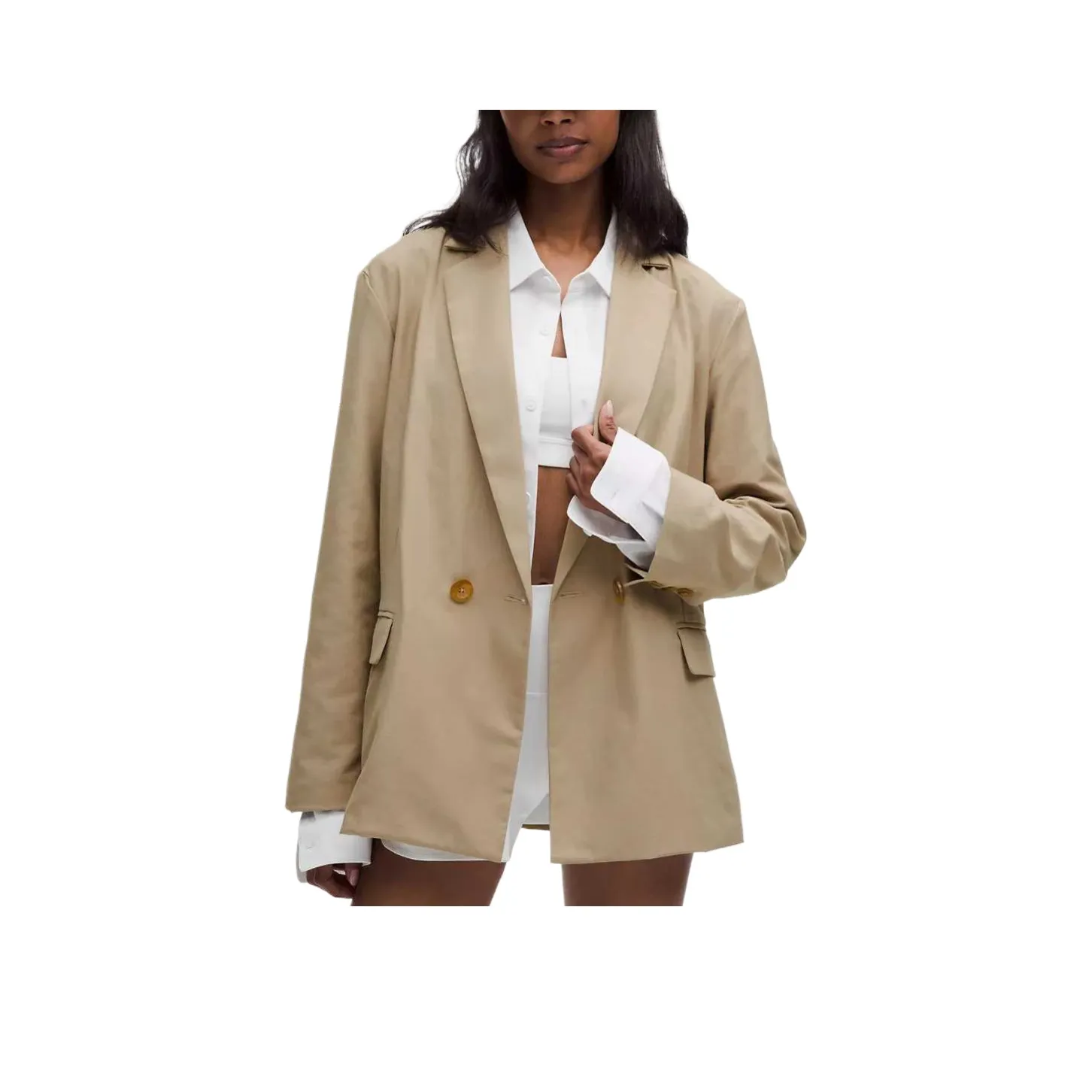 lululemon OVERSIZED Блэйзер LuluLinen™ Бизнес-костюм Женский