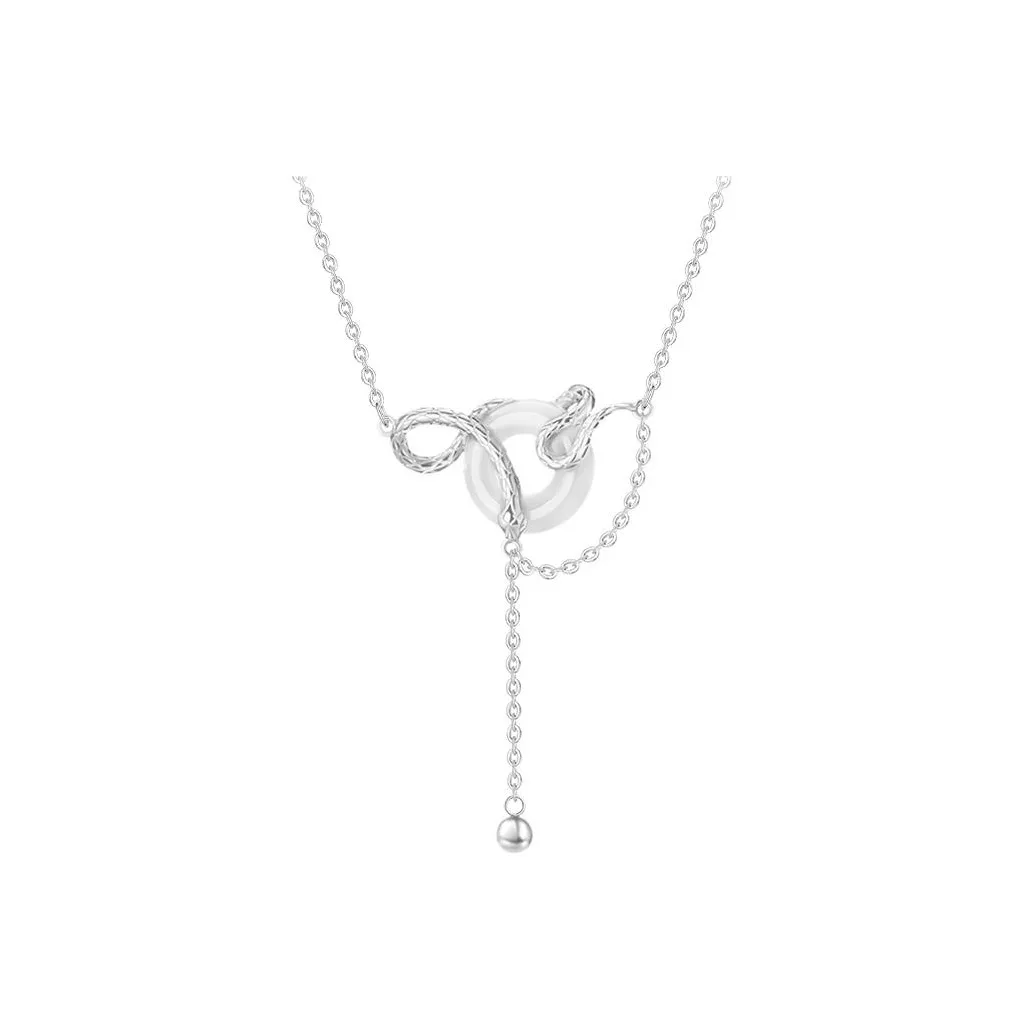Love Link Chalcedony Necklaces Women's