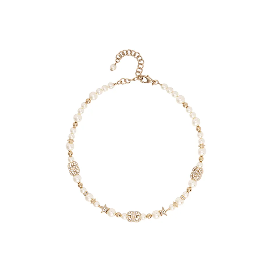 CHANEL Metal Necklaces Women's Gold