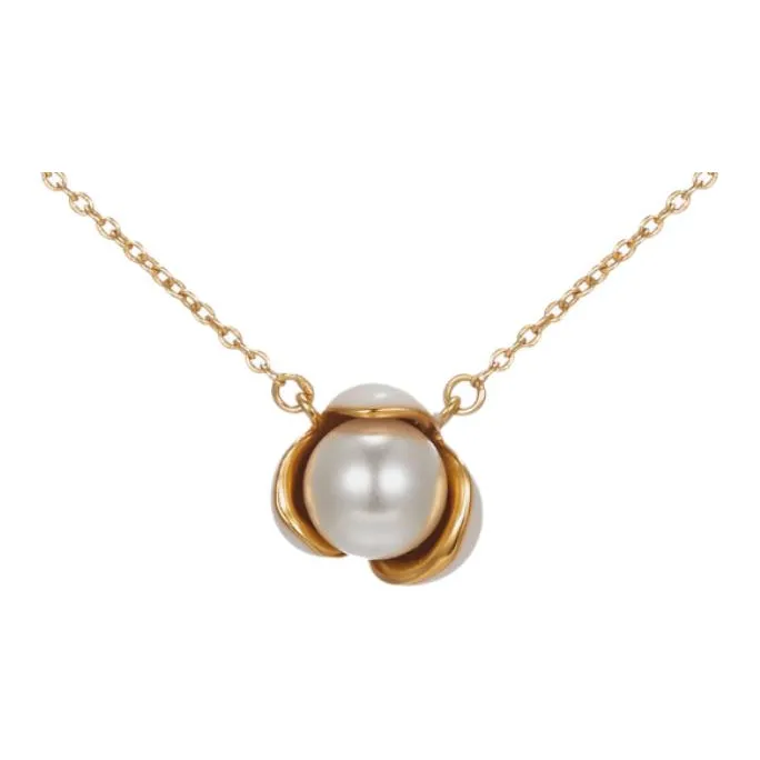 Fellala Эмаль Ожерелья Женские Золото