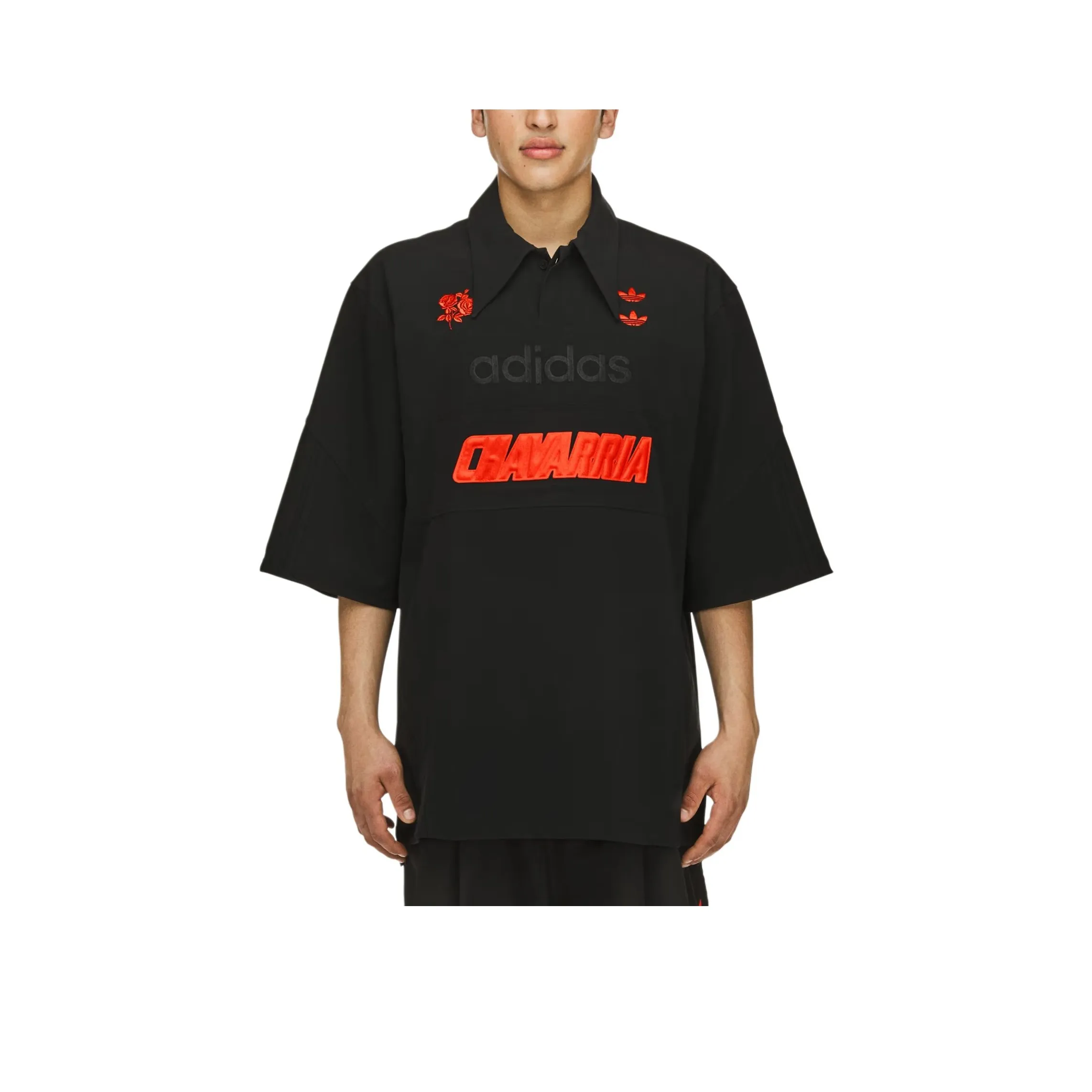 Adidas Originals x WILLY CHAVARRIA SS25 Поло Мужское Черное