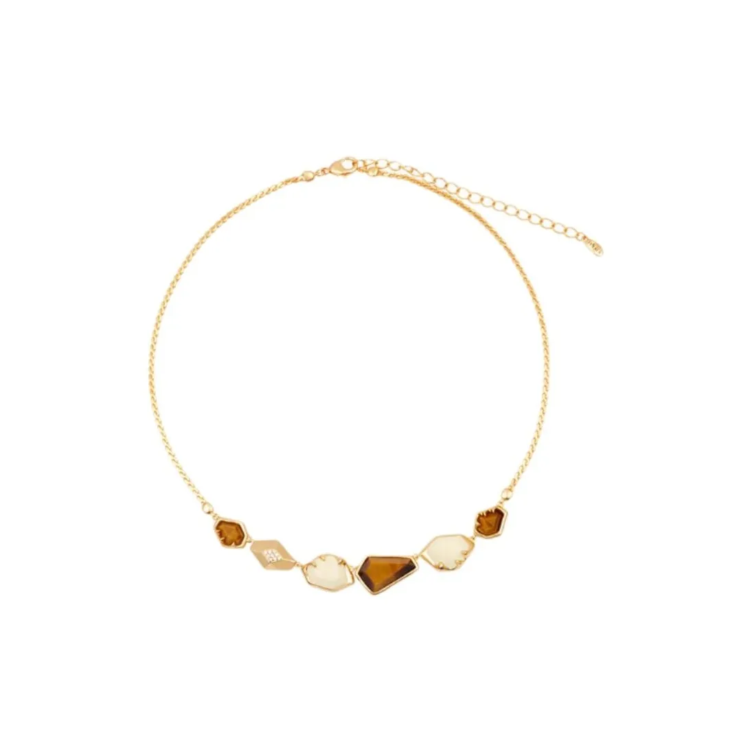 Fellala Сплав Ожерелья Женские Золото