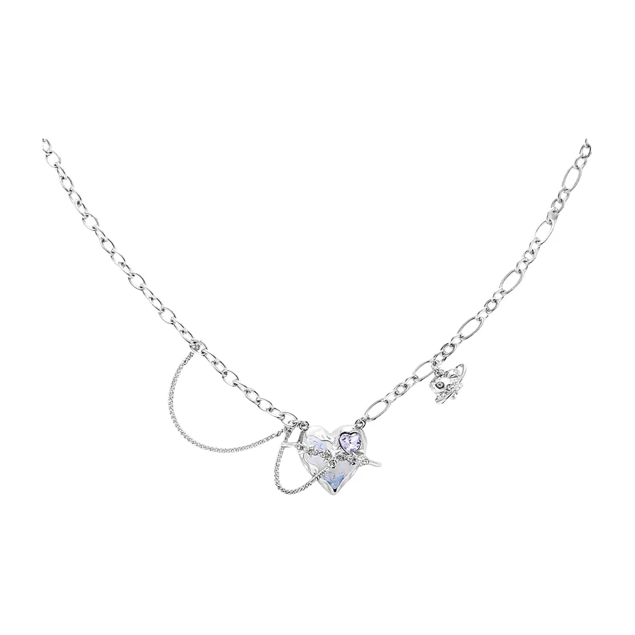 NUANTONG Сплав+Циркон+Масляная Капля+Стекло+Медные Ожерелья Женские