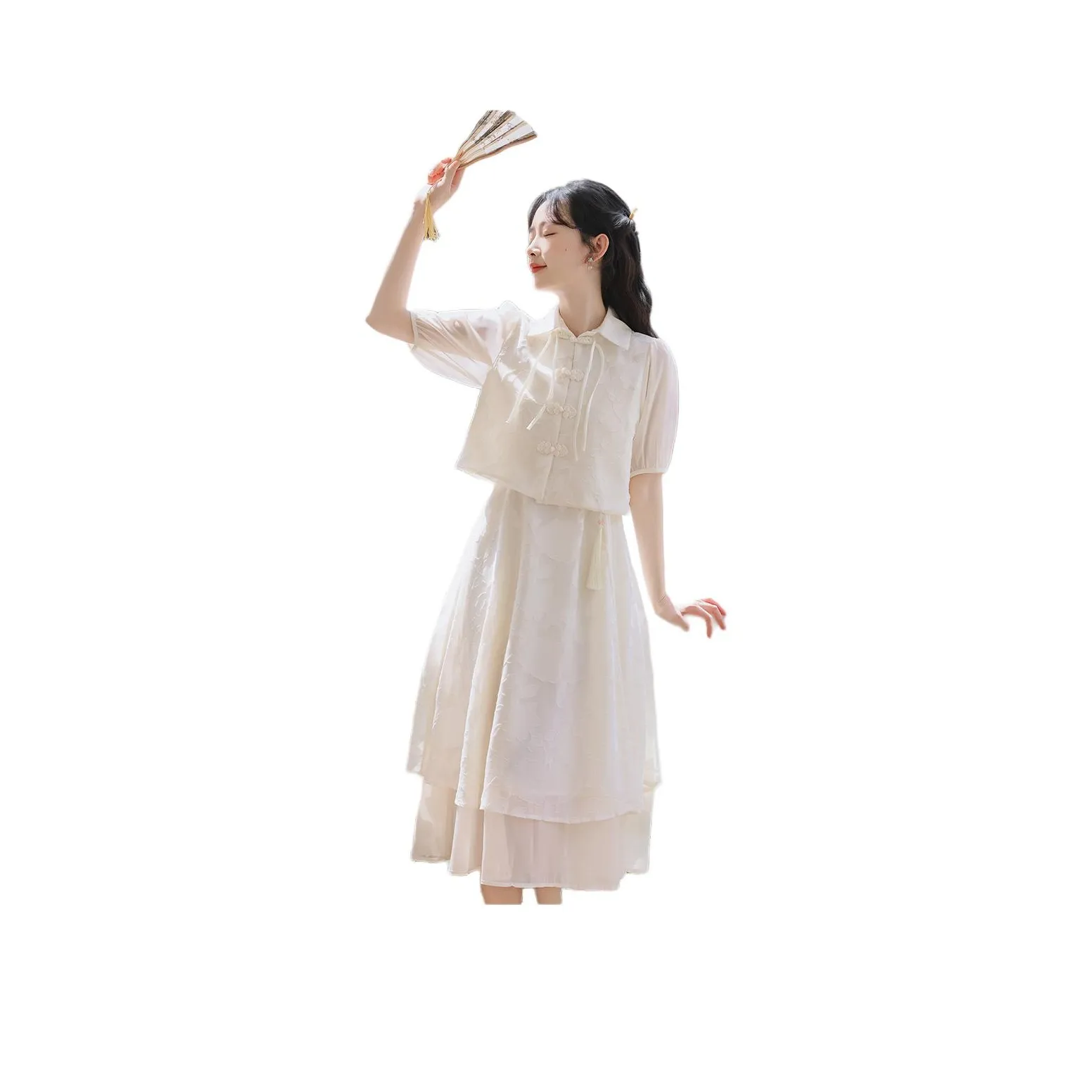 Комплект с юбкой Flowers in Water для женщин