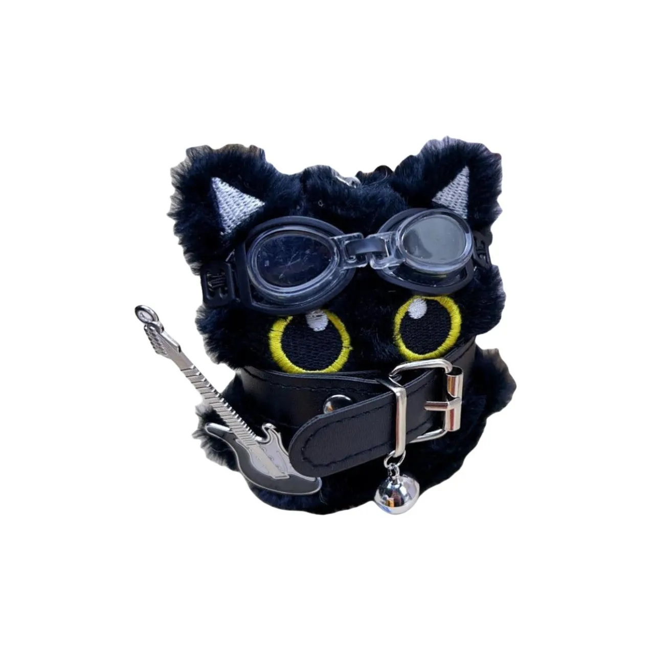 XIWANTONG Кукла Плюшевый Котенок Rock подвеска размер 12 см