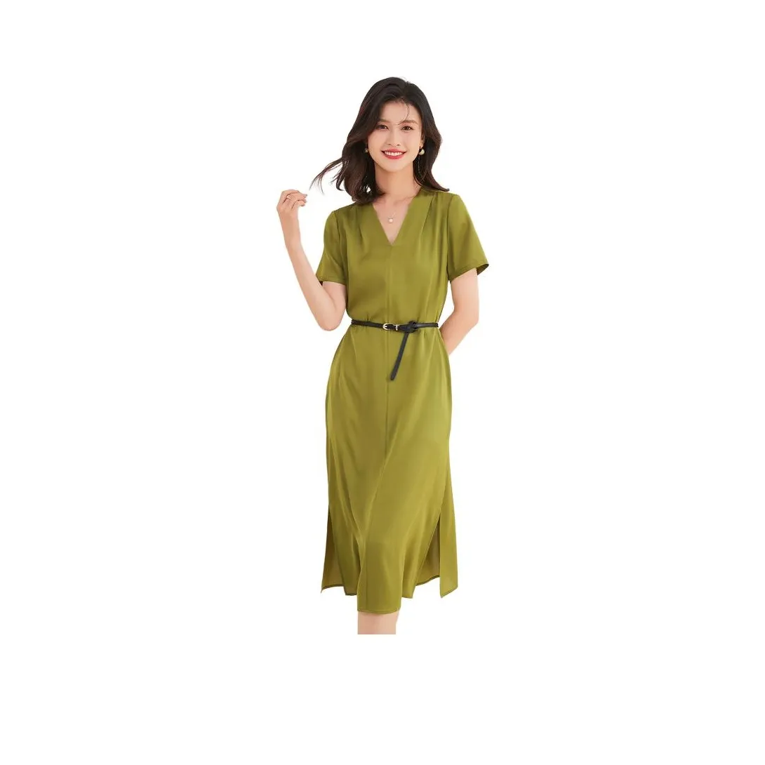 JINJU Короткий рукав Платье Женское