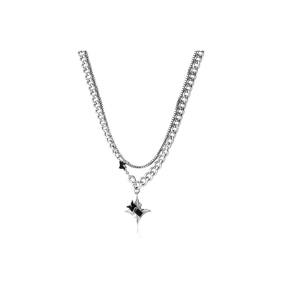 FOREVER MELODY Ожерелья из титанового сплава Мужской