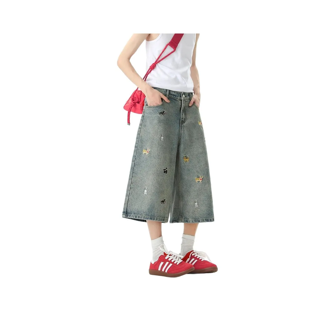 CORNILOT Синие Унисекс Джинсовые Шорты