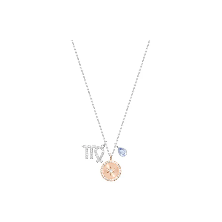 Swarovski Chrome Plated Necklaces Women's Pink
