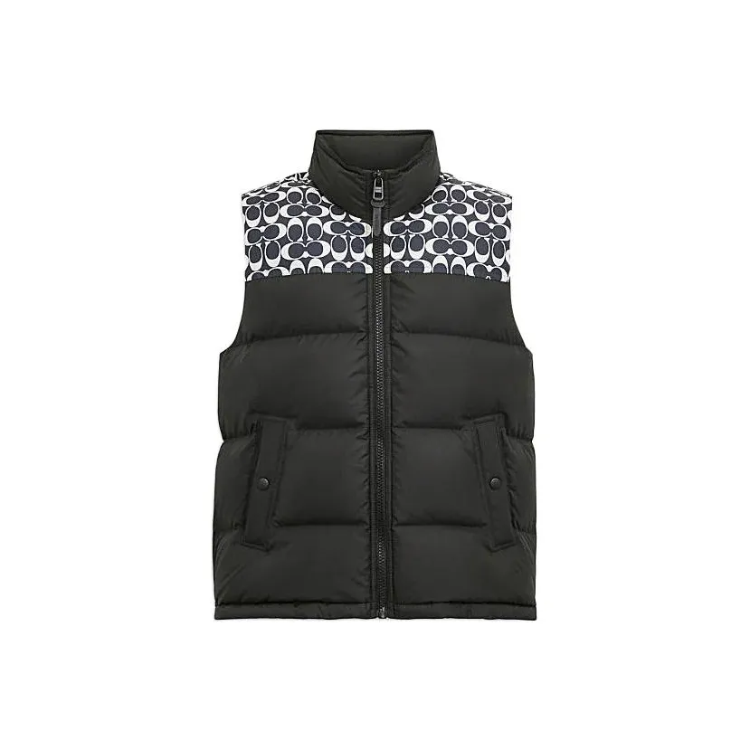 COACH SS24 Пуховик Мужской Черный