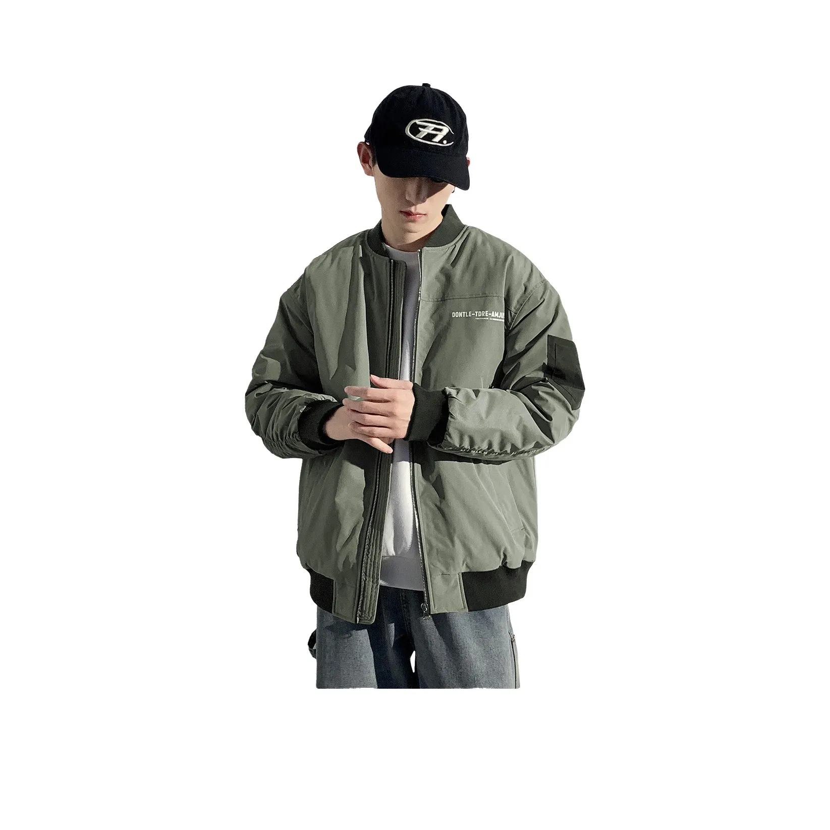 Tonlion Аква Светло-Зеленый Мужской Пуховик