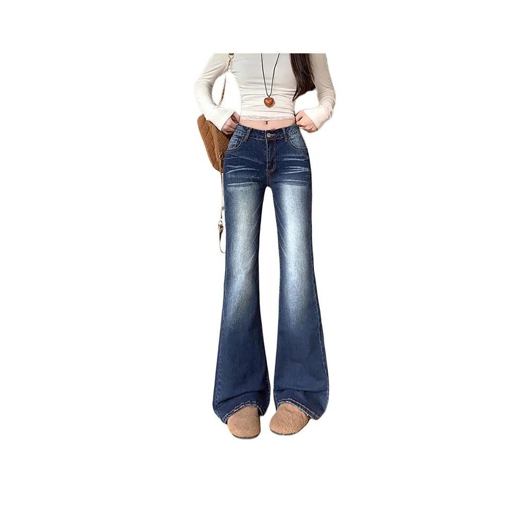 Garbege Синие Джинсы Женские Джинсы