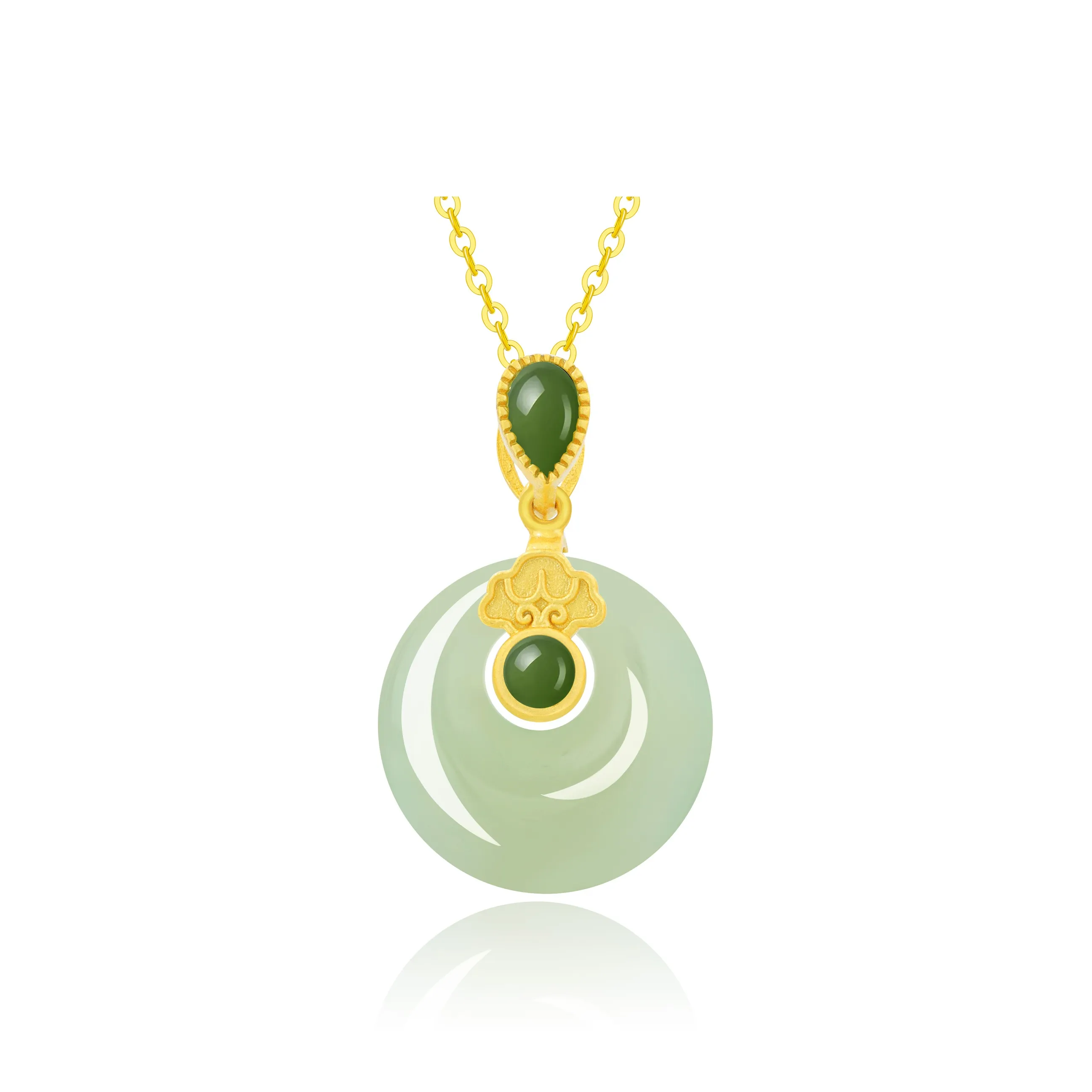 Lao Feng Xiang S925 Silver Necklaces Women's
