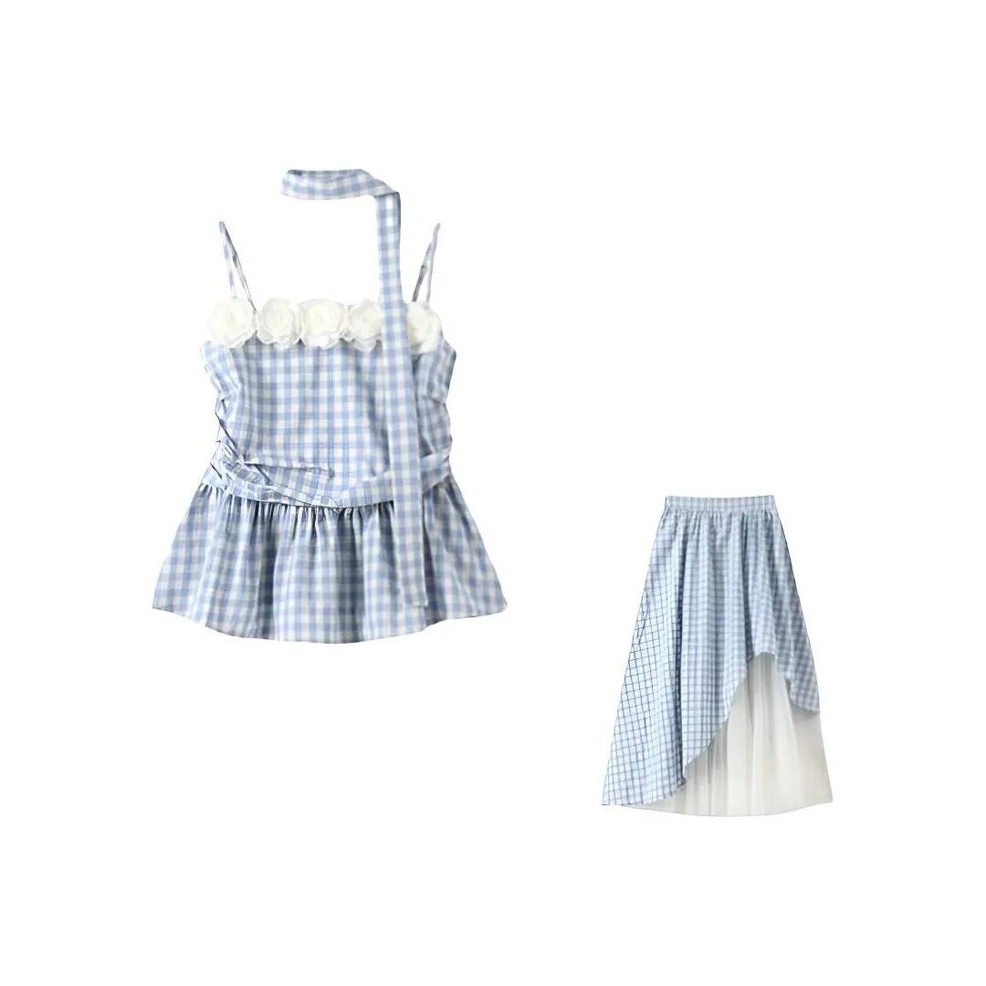 BIFH Синий Женские Комплекты с юбкой