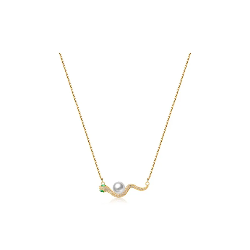 EUA Shiny Zircon Necklaces Women's