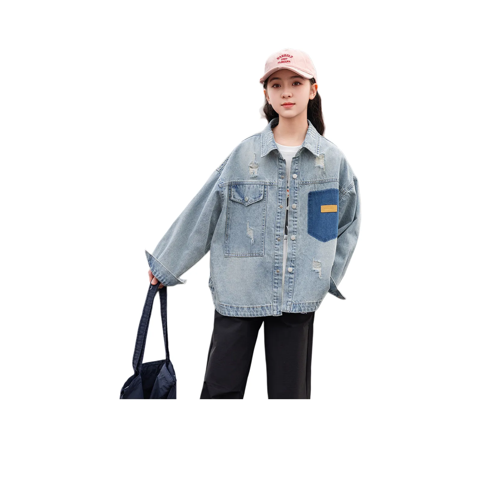 Because No Denim Куртка Синяя Детская