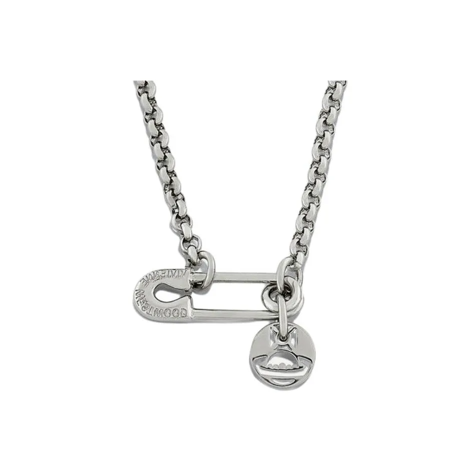 Vivienne Westwood Brass Necklaces Мужской Серебряный