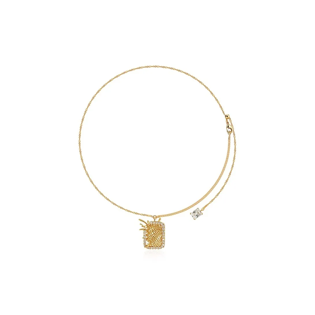 BOONEE ALUS Синтетический кубический цирконий Ожерелья Женские